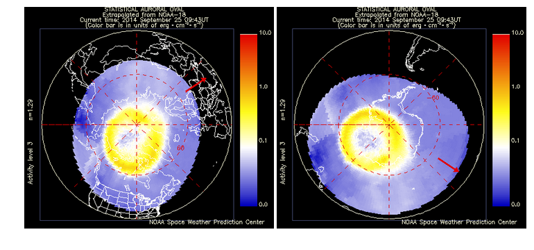 Auroral Oval (source -  spaceweatherlive.com)